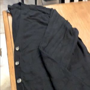 Black cardigan 4X